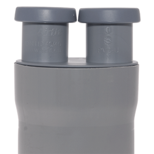 AIRFIT Abwasser Reduzierung DN 110x40x40 PVC-Muffe geklebt